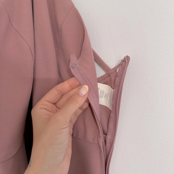 Speechless Mauve High Neck Maxi Dress‎ Size 7 - Picture 4 of 16